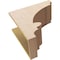 Ekena Millwork 10"W x 20"D x 20"H Classic Diane Rough Cedar Woodgrain TimberThane Corbel, Primed Tan CORUR10X20X20DIARCPR - alternate 4